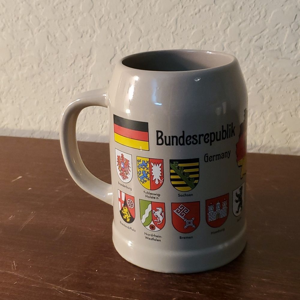 EUC Bundesrepublik Germany Ceramic Beer Mug Stein - 0.5L